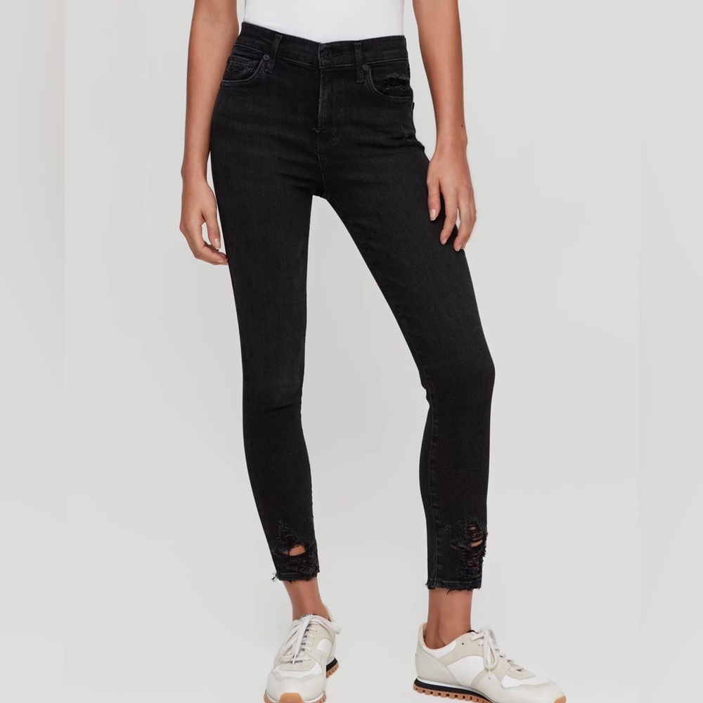 AGOLDE Sophie High Rise Skinny Crop Jean in Temple